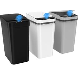 3 Pack Automatic Small Bathroom Trash Can