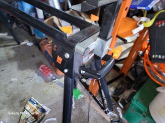 Compound miter saw withstand