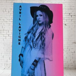 Avril Lavigne Poster On 4x6 Aluminum Print 