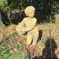 Little Boy Garden Statue 