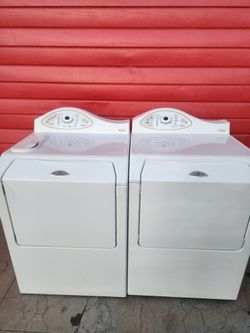 Maytag Front LoadWasher And Gas Dryer