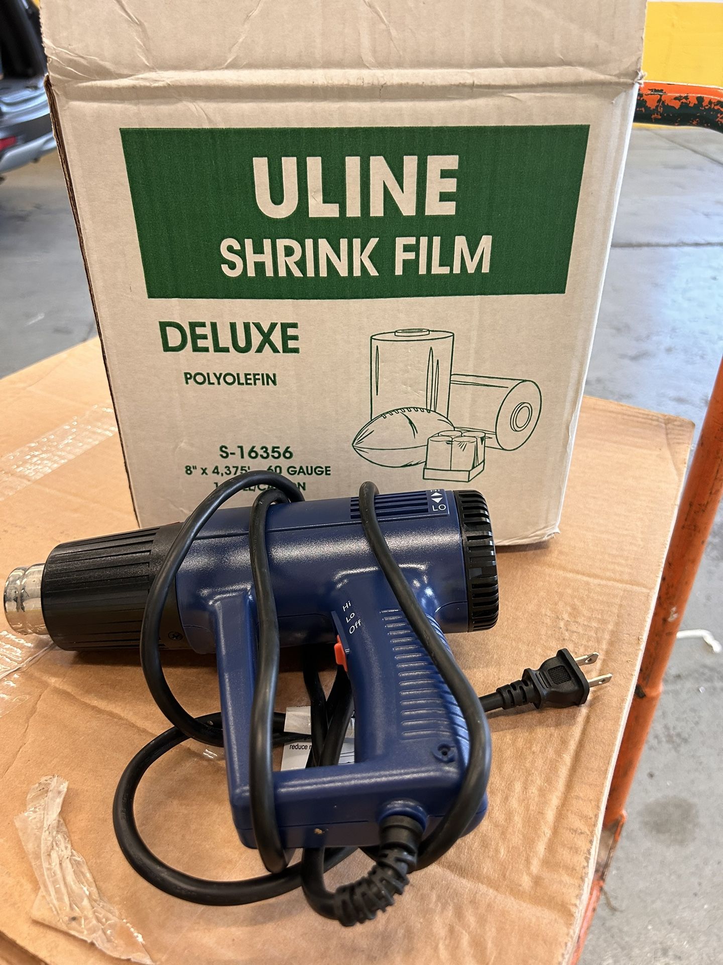 Hot Gun And Shrink Film