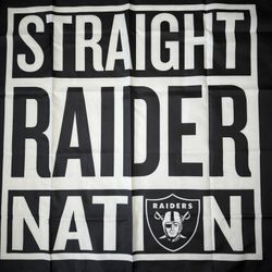 Straight Raider Nation, Three Times Super Bowl Champions 3 X 5’ Flag