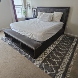 Moving Out Sale# King Sized Bed With Mattress 