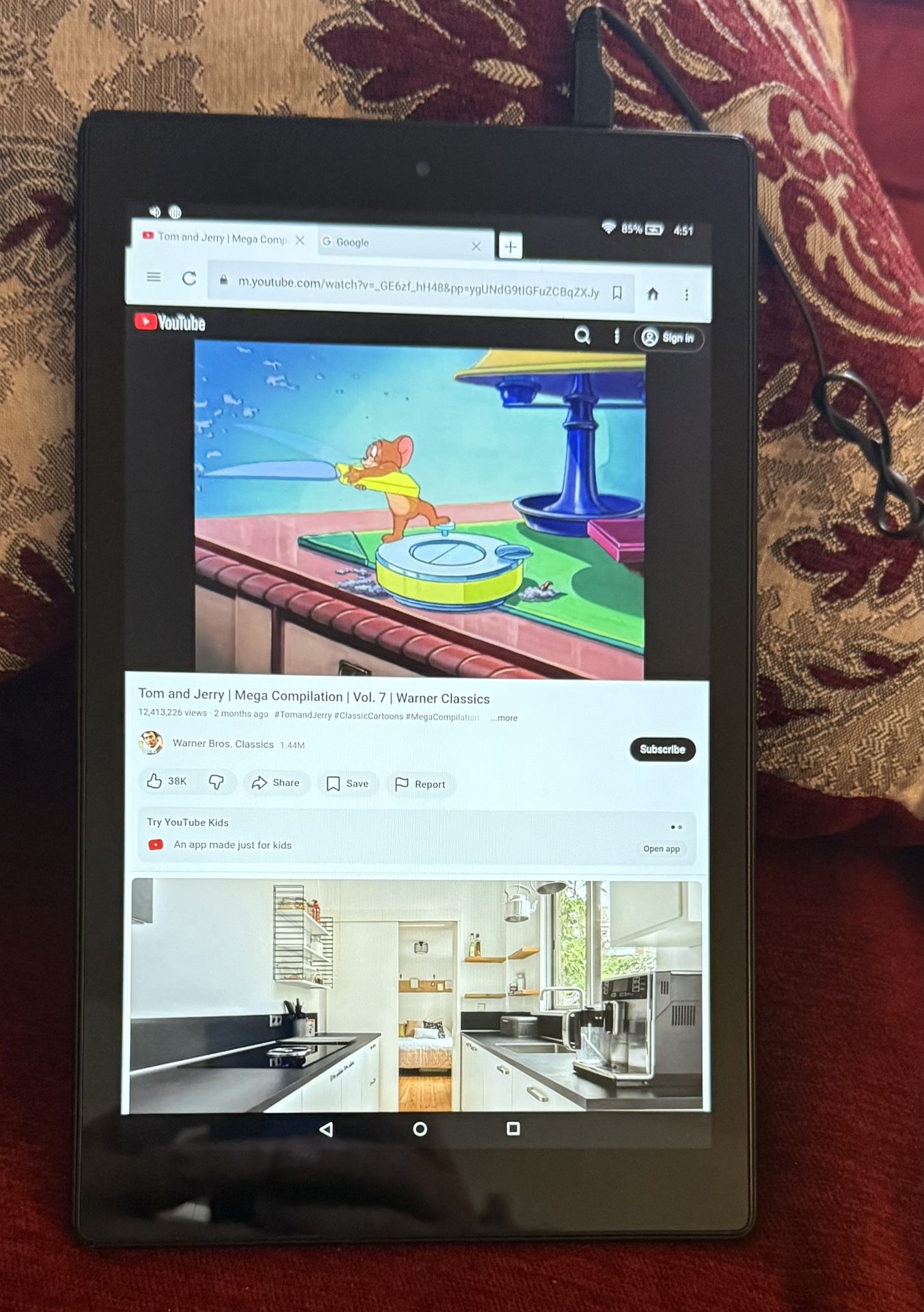Tablet  Device Model Fire HD 10
