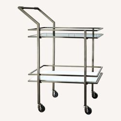 Crate & Barrel Renee Bar Cart