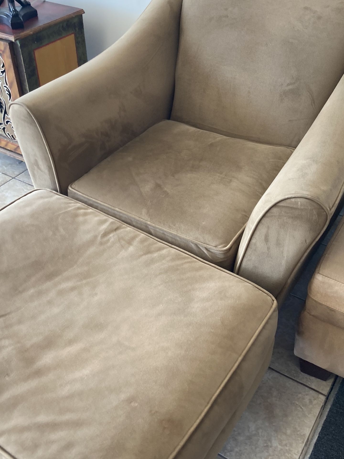 Nice Chair with ottoman