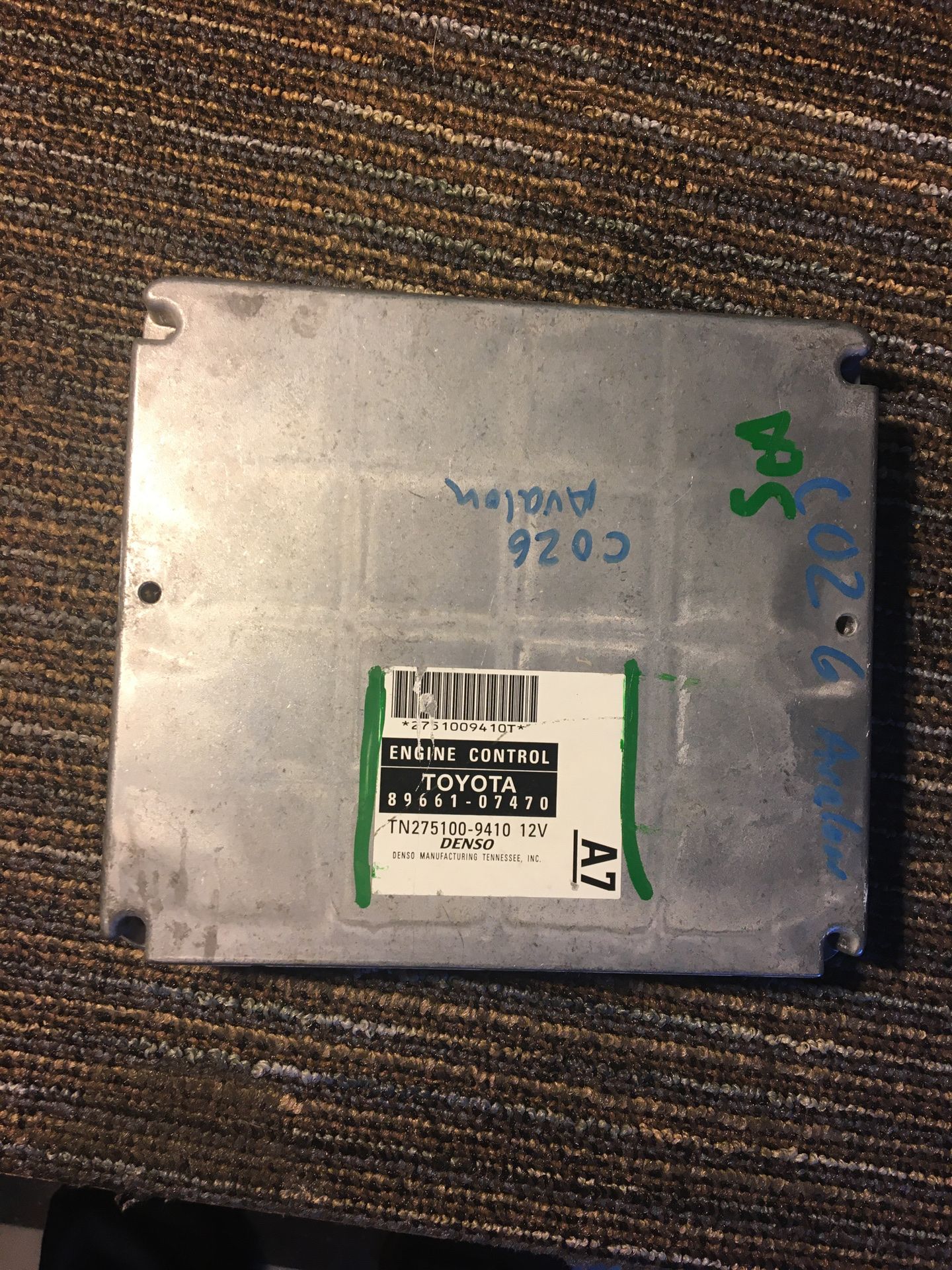 2007 Toyota Avalon 3.5L ECM PCM ECU