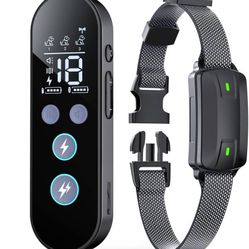 new Dog Shock Collar with Remote Control, Dog Training Collar for Large Medium Dogs 40-120lbs Waterproof, Shock Collar for Dogs with Beep Vibration St