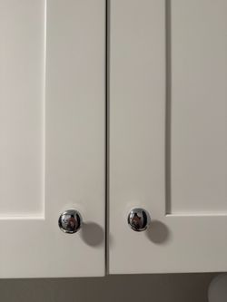 25 Silver Cabinet Knobs