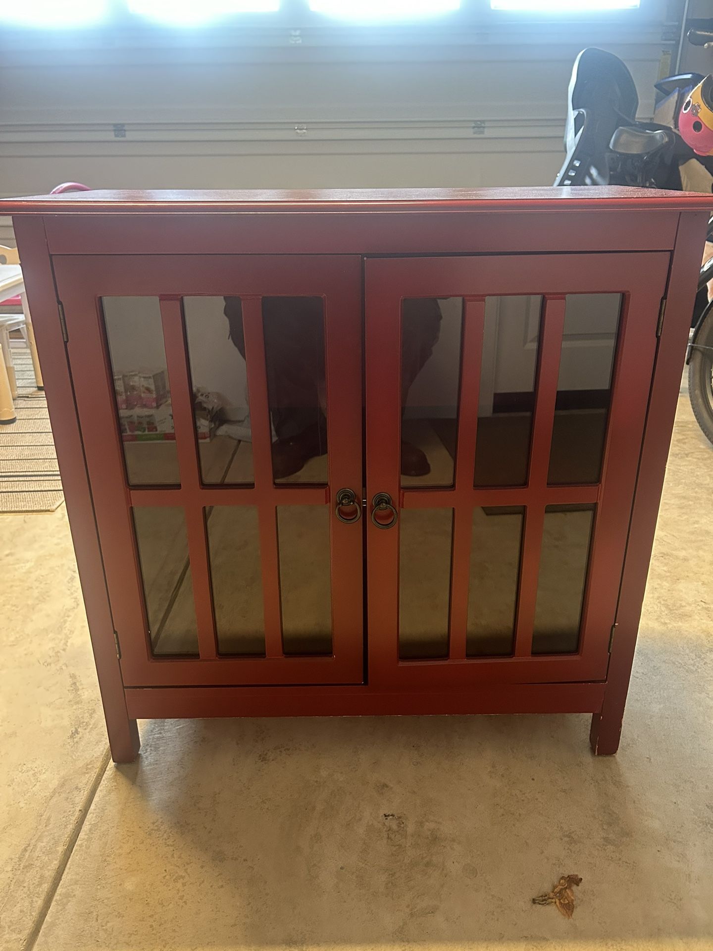 Red Cabinet / Side table