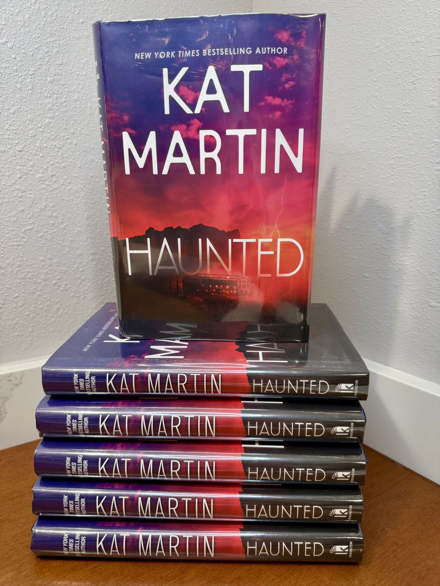 New ‘Haunted’ By Kat Martin Hardback Novels with Dust Jackets