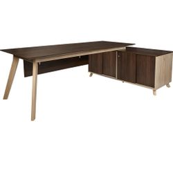 Beautiful L-Shaped Desks for Mid-century Office