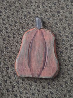 Wood pumpkin Decoration mini