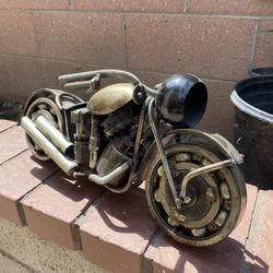 Iron Homemade Motorcycle Model