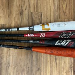 Louisville Meta, Demarini CF, Marucci Baseball Bat