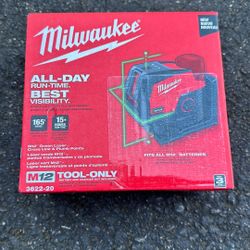Milwaukee M12 Cross Line And Plumb Points Laser