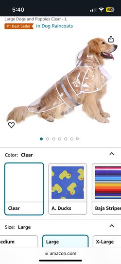 Pet Raincoat