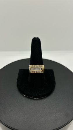 BRAND NEW 14KY .94CTW Men’s Baguette Ring