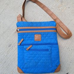Blue Fabric Purse/Bag