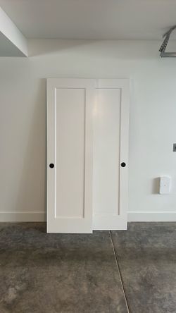 Lynden Door Mercer closet door set