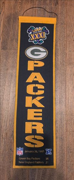 Winning Streak - NFL - Green Bay Packers - Banner / Pennant - Super Bowl XXXI