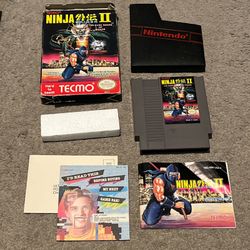 Ninja Gaiden II 2: The Dark Sword of Chaos 2 Nintendo NES CIB w/ Box Manual