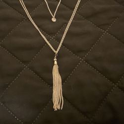 Beautiful Silver Plated Multi-strand Necklace &choker With Sparkly Crystal,dangling Chain Pendant 