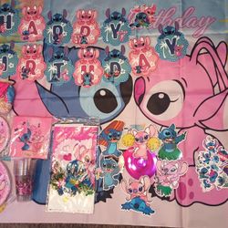 Stitch  Birthday Party Decorations