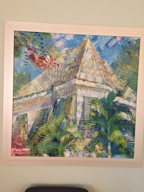 Large acrylic painting by Marc Caren.