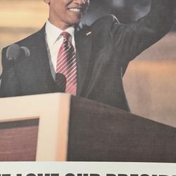Barack Obama campaign poster