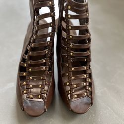 Brown Gladiator Heels