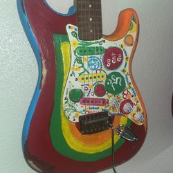Aged Fender Rocky George Harrison Stratocaster 