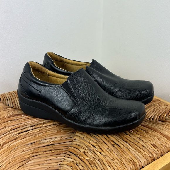 Dr.Scholl’s Bonnie Leather Slip On Shoes Sz 8W