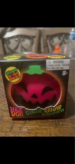 NeeDoh (NEW) Jack glow lantern