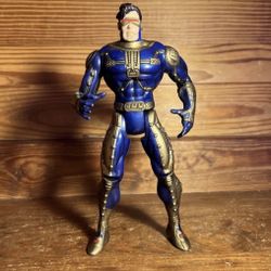 Marvel Comics Universe 10" Cyber Armor Cyclops (Toy Biz, 1997, Marvel) Vintage
