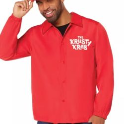 Mens Medium Krusty Krab Costume