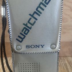 80’s SONY Watchman FD-20A Mini Portable Black And White TV 