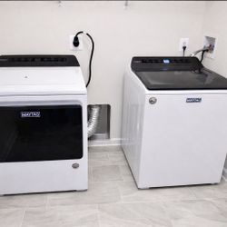 Family size washer and dryer