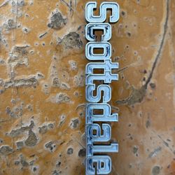 Scottsdale  Chevy Truck Emblem 