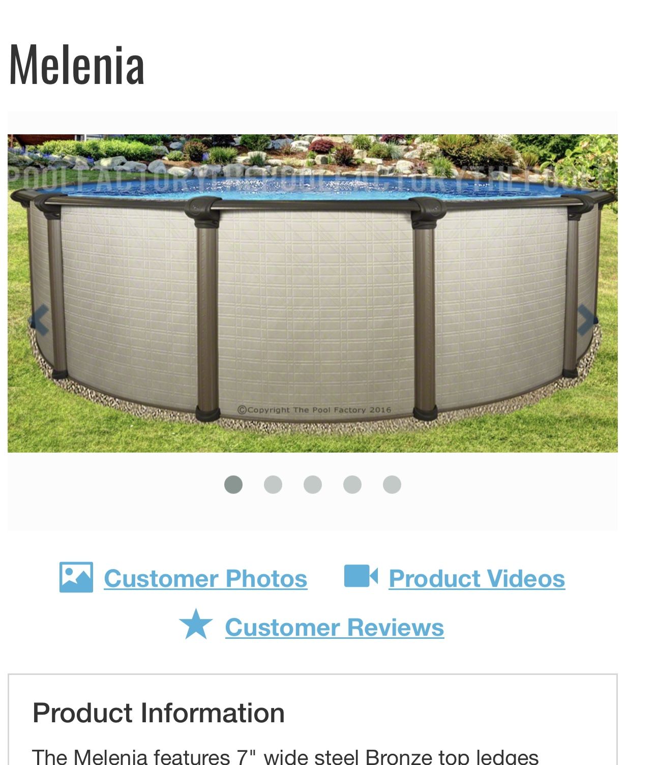 24x54 Melenia Round Pool