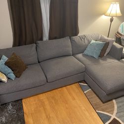 IKEA Finnala Sofa w/Storage Chaise & Fold Out Bed