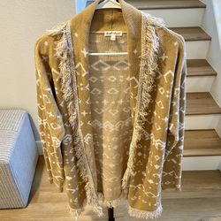 Derek Heart Cardigan Sweater - Juniors Size Large