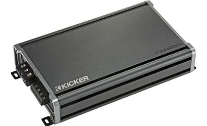 Kicker 46CXA1200.1T CX Series mono subwoofer amplifier — 1,200 watts RMS x 1 at 2 ohms