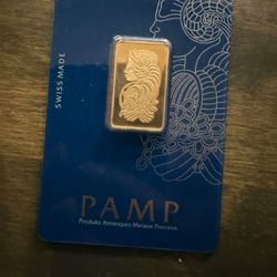 10 gram pamp 14kt Milano chain