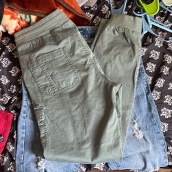 Columbia Green Khaki Jogger Pants 
