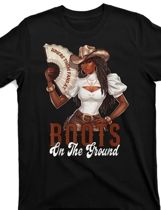 Where The Fans At- Boots On The Ground T-shists