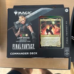 Magic Final Fantasy Commander Deck Limit Break Cloud