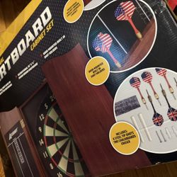 Accudart Dartboard Cabinet Set
