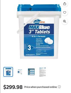 Max blue chlorine pods
